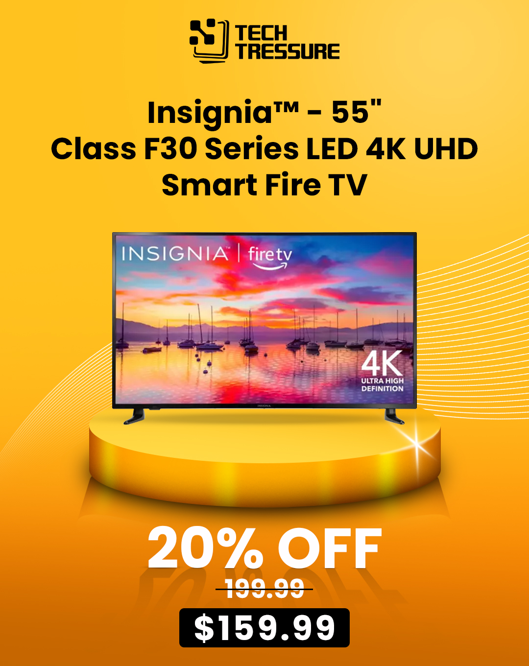 Insignia 55 Class F30 Series LED 4K UHD Smart Fire TV