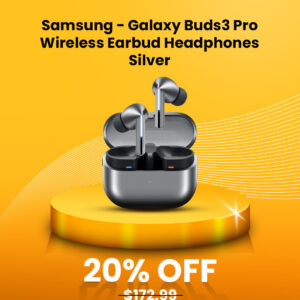 Samsung - Galaxy Buds3 Pro Wireless Earbud Headphones - Silver